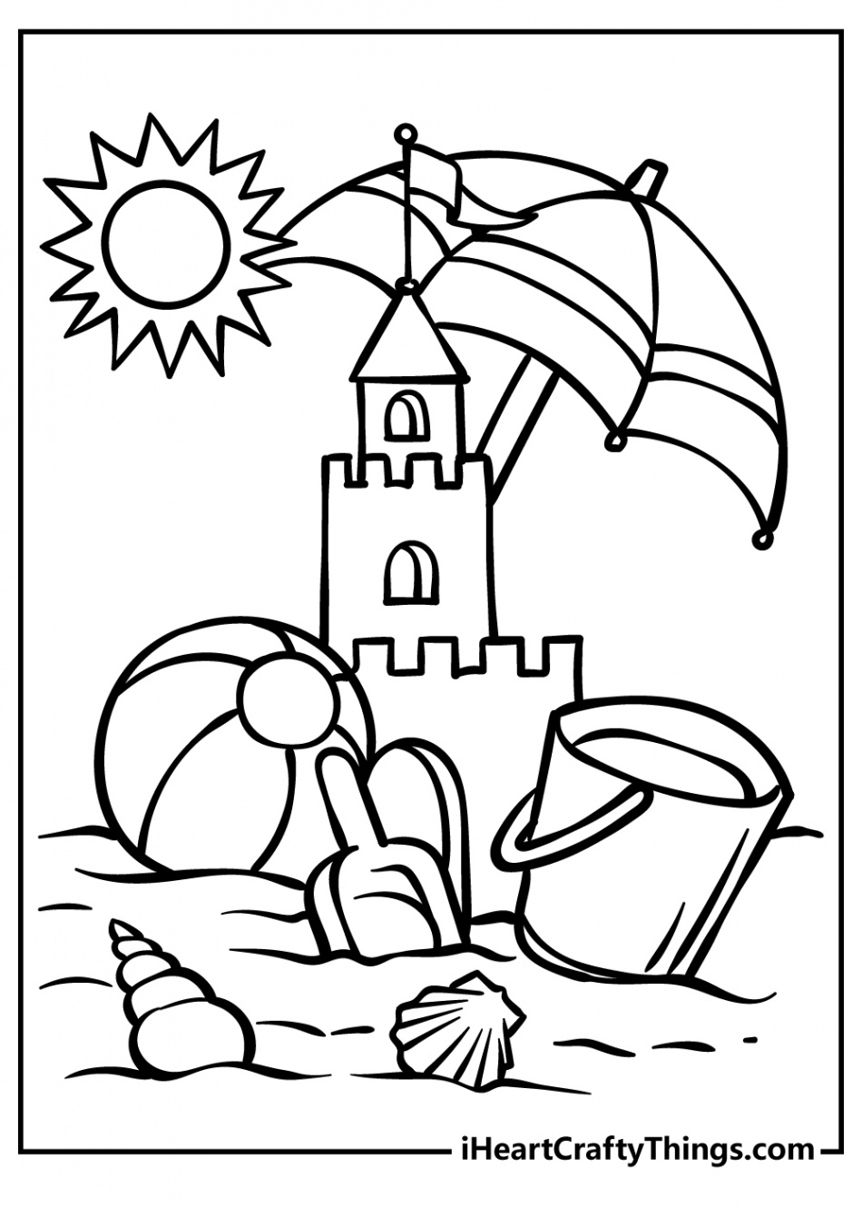 Summer Coloring Pages (% Free Printables)