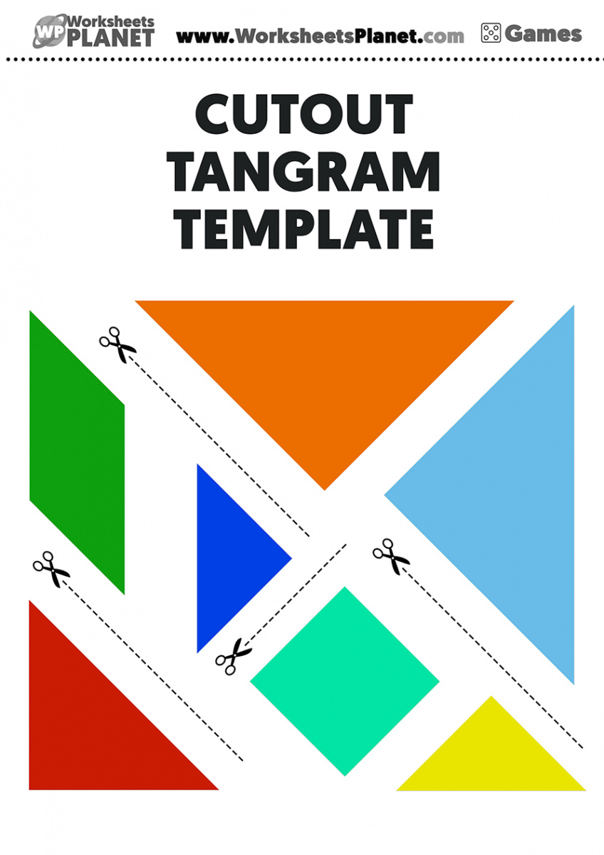 Tangram for Kids  Printable Template + Pack of Shapes