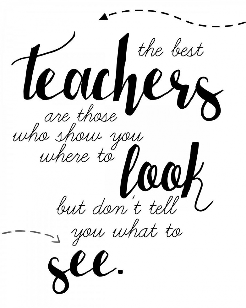 Teacher quote free printable!  Teacher appreciation quotes