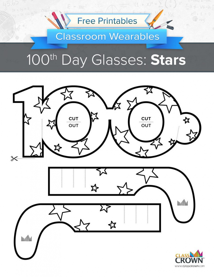 th Day of School Glasses: Stars - Wearables  th day of