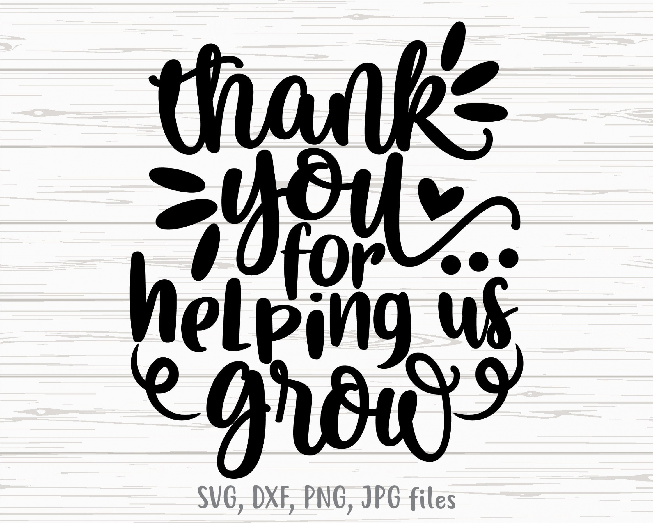 Thank You for Helping Us Grow Svg End of School Svg Teacher - Etsy