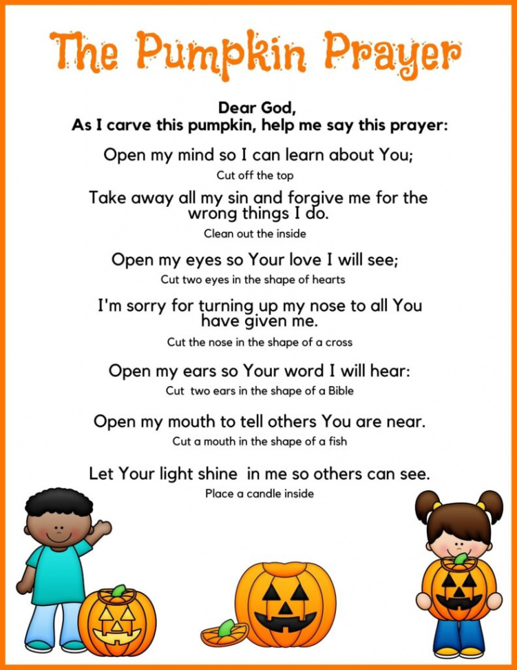 The Best Pumpkin Prayer Printables and Activities - Bible Study