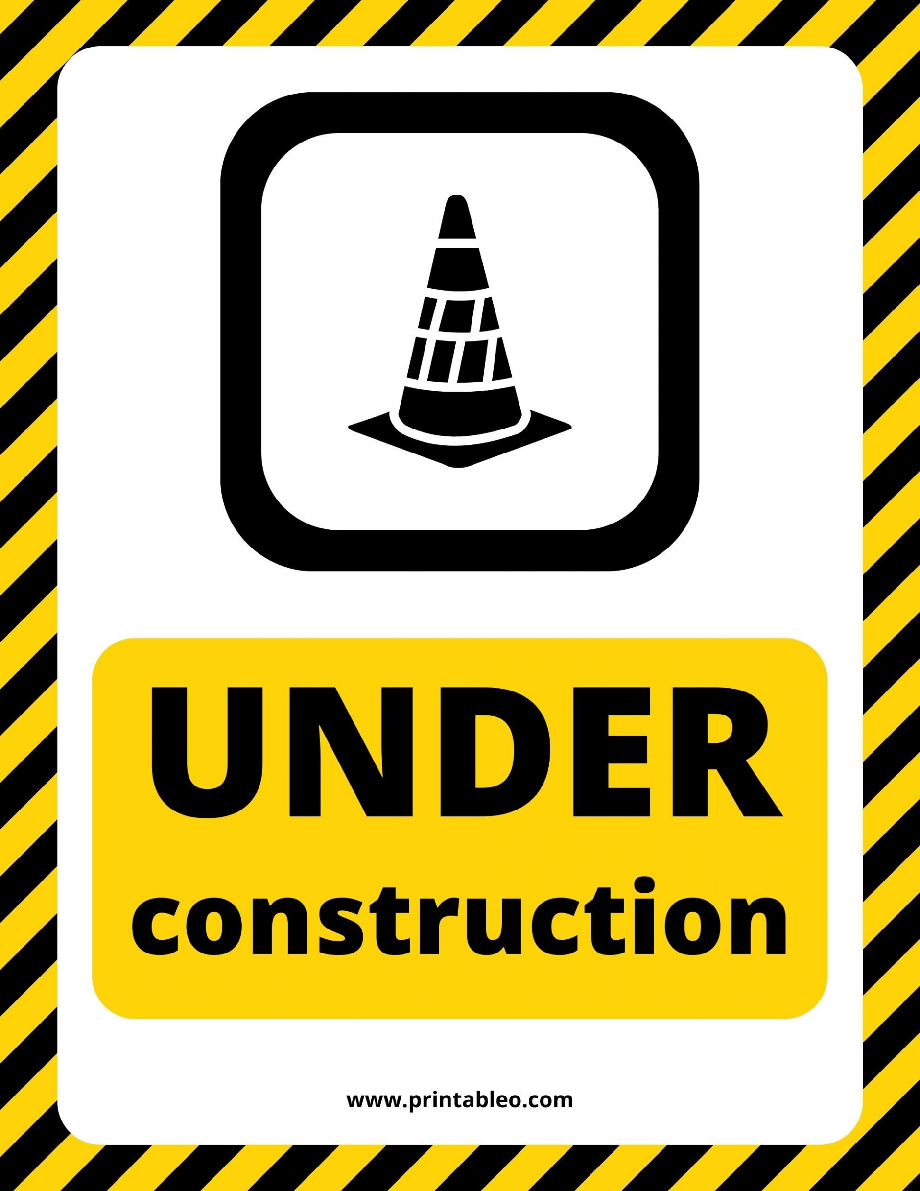 + Under Construction Sign  Construction signs, Under