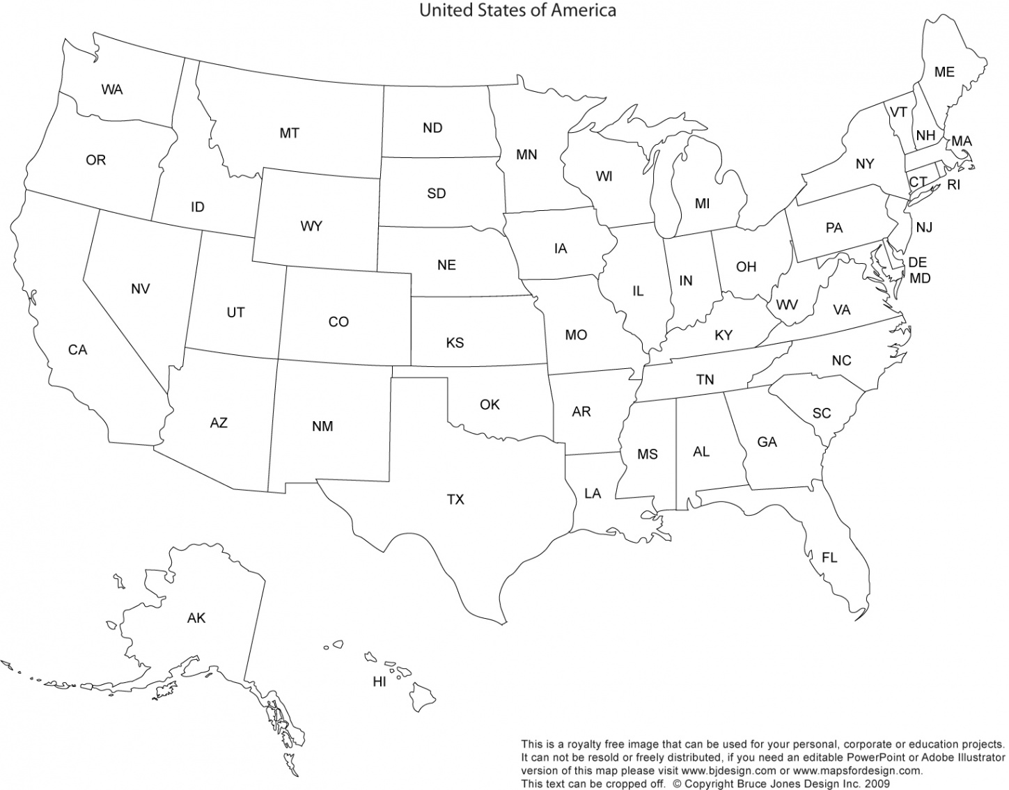 US and Canada Printable, Blank Maps, Royalty Free • Clip art