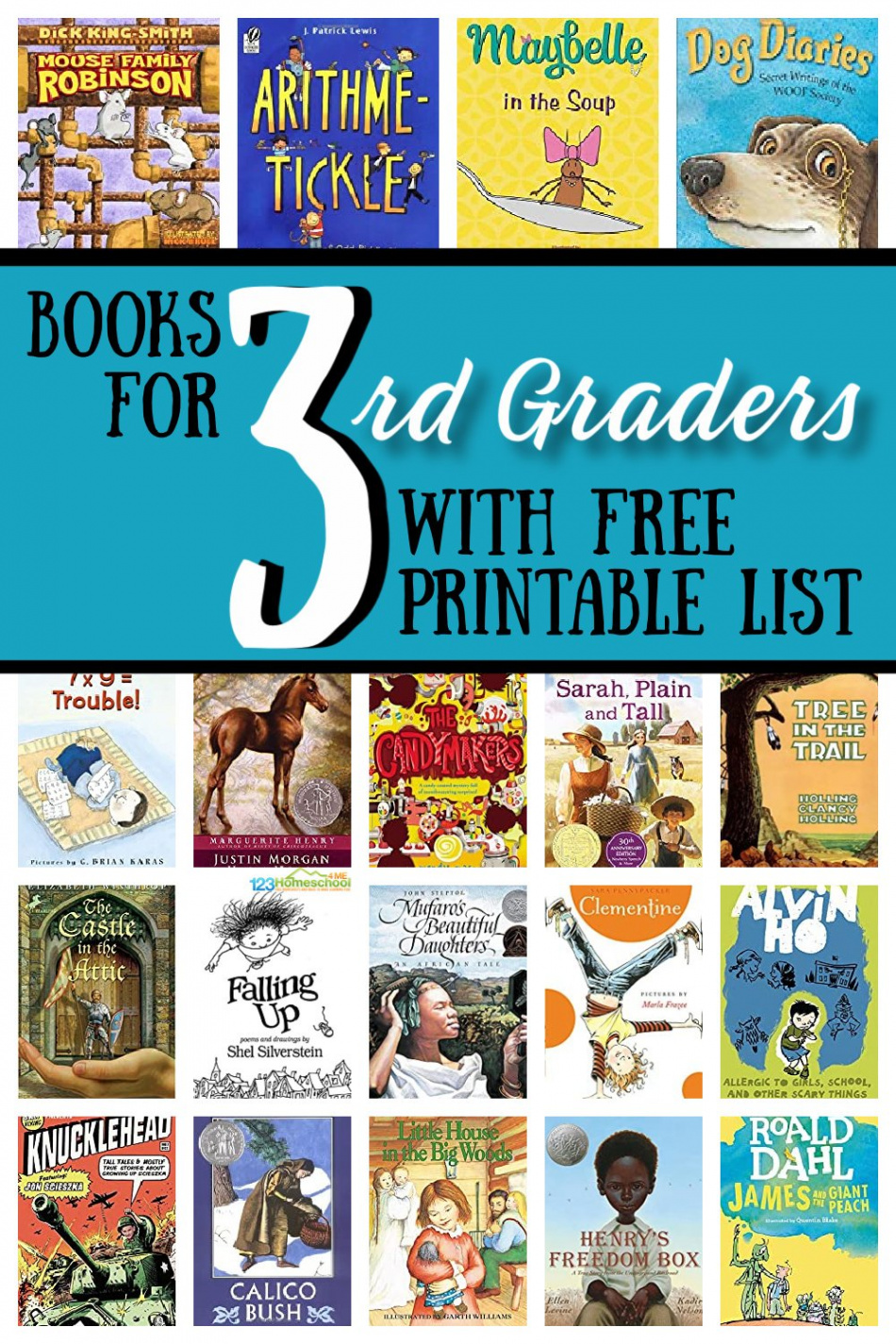 Wonderful Books for rd Graders (with free printable list!)