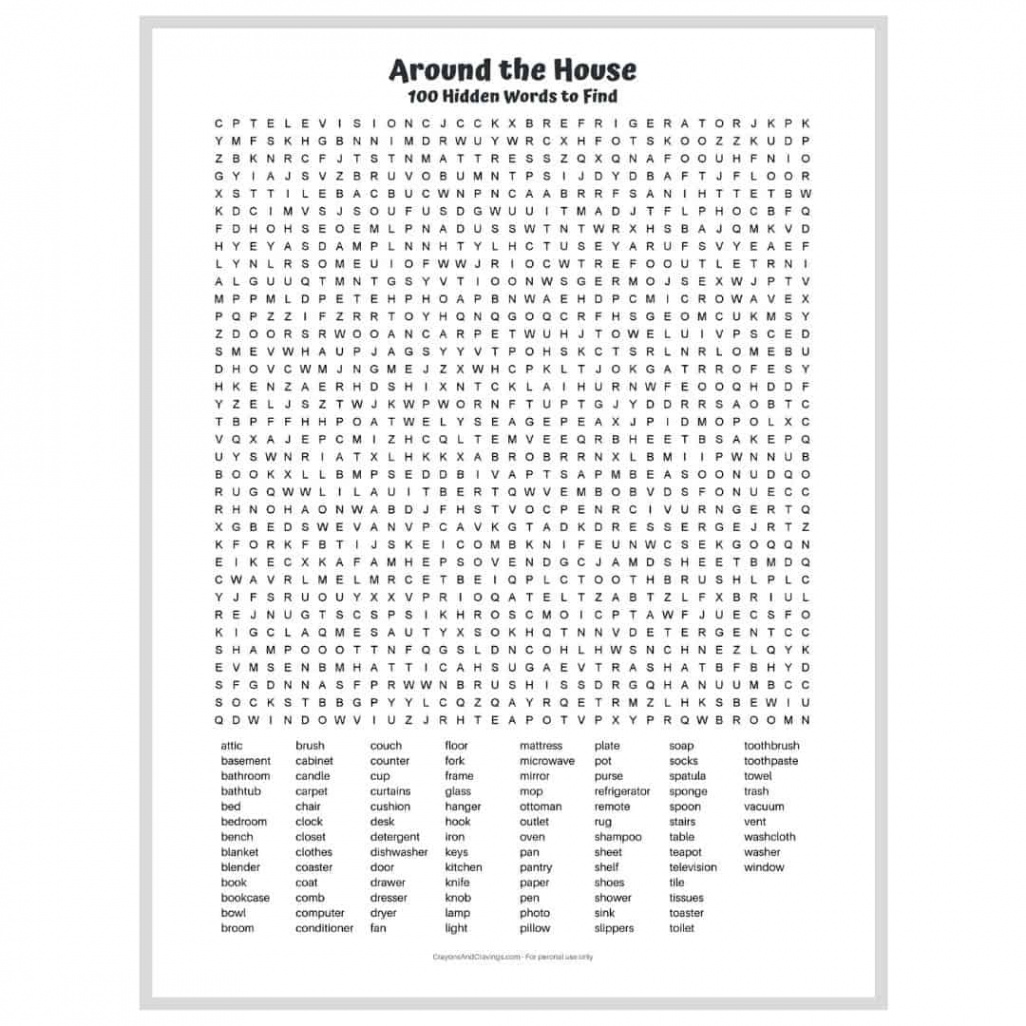 Word Word Search PDF - Free Printable Hard Word Search