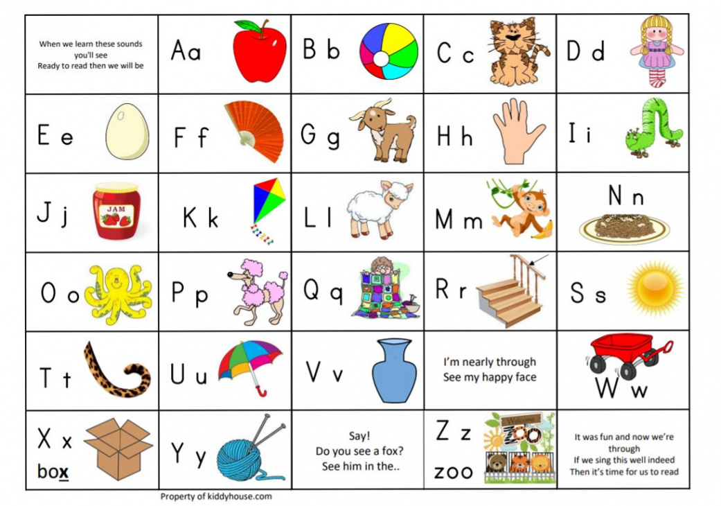 A to Z Phonic Song  kiddyhouse