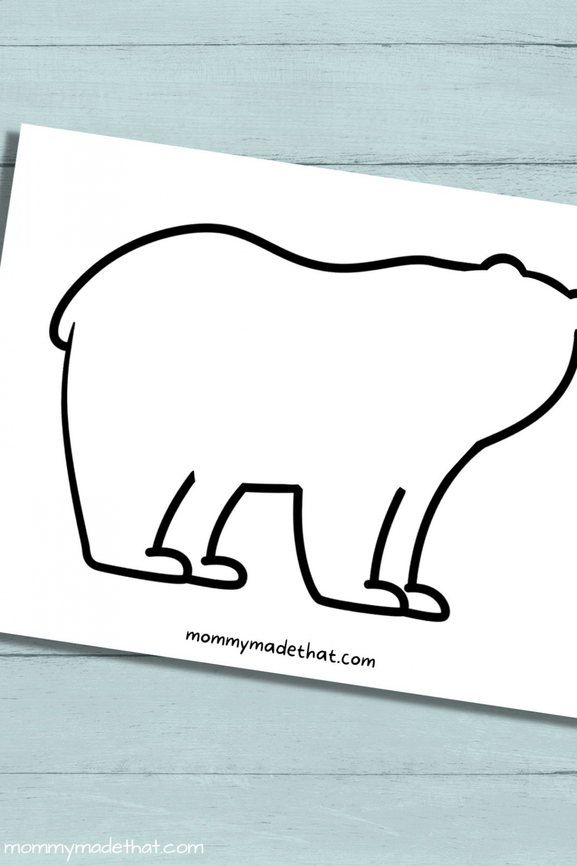 Adorable Polar Bear Templates (Free Printables!)