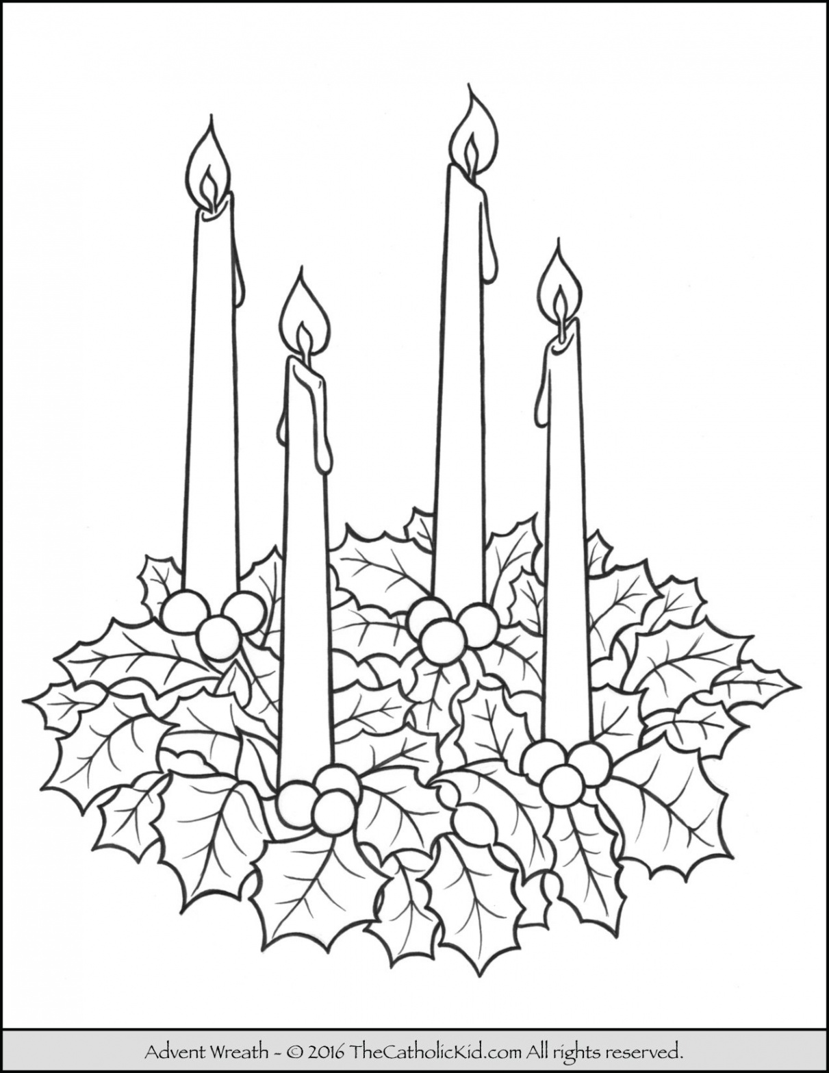 Advent Wreath - Download Pack - TheCatholicKid