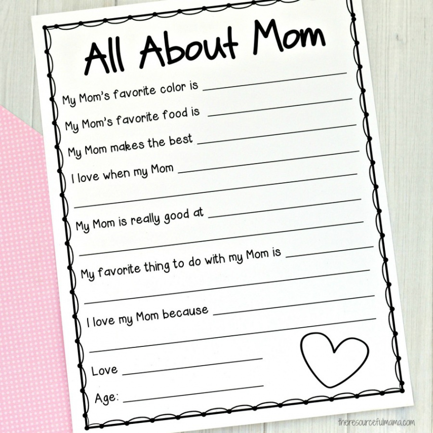 All About Me Mother