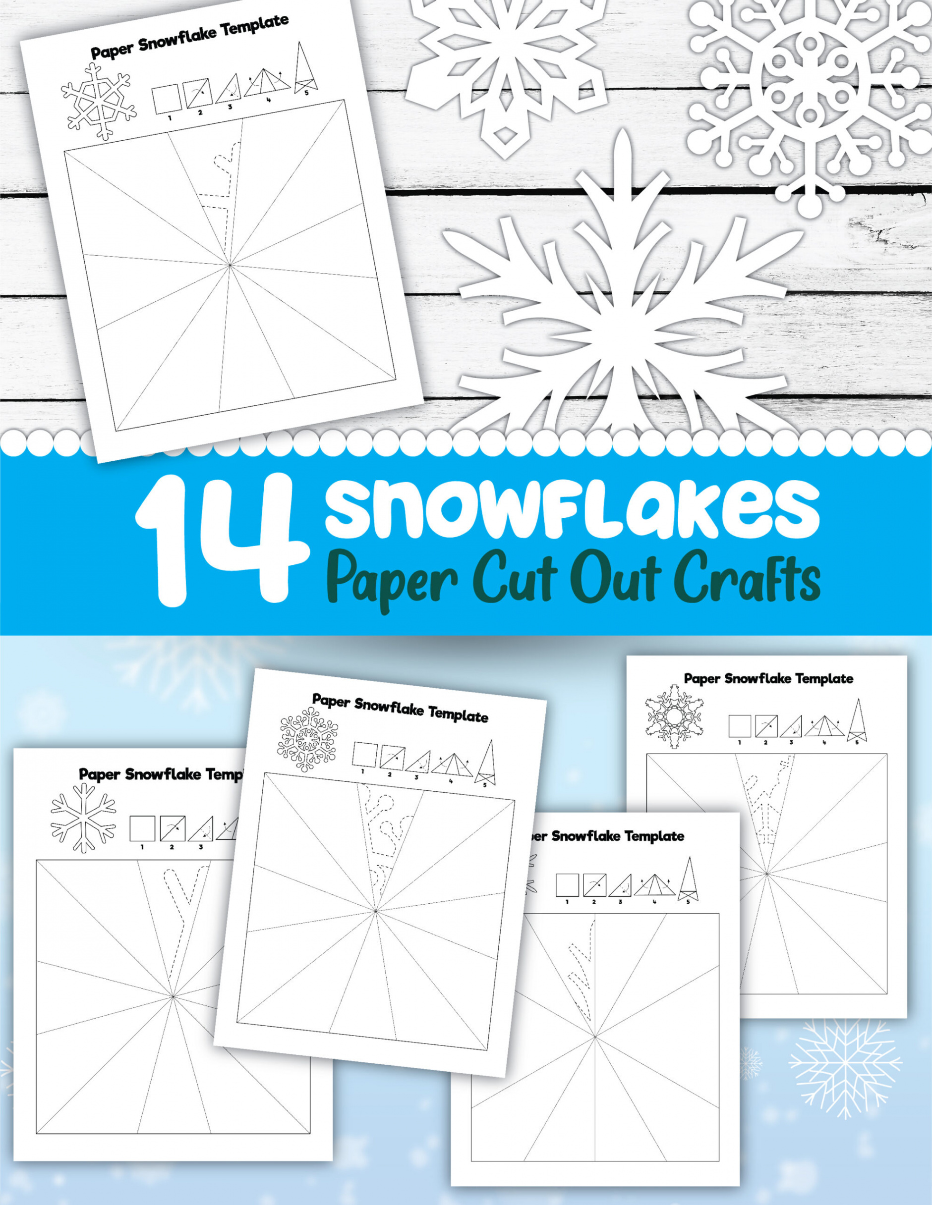 Amazing Snowflake Templates - Little Bins for Little Hands