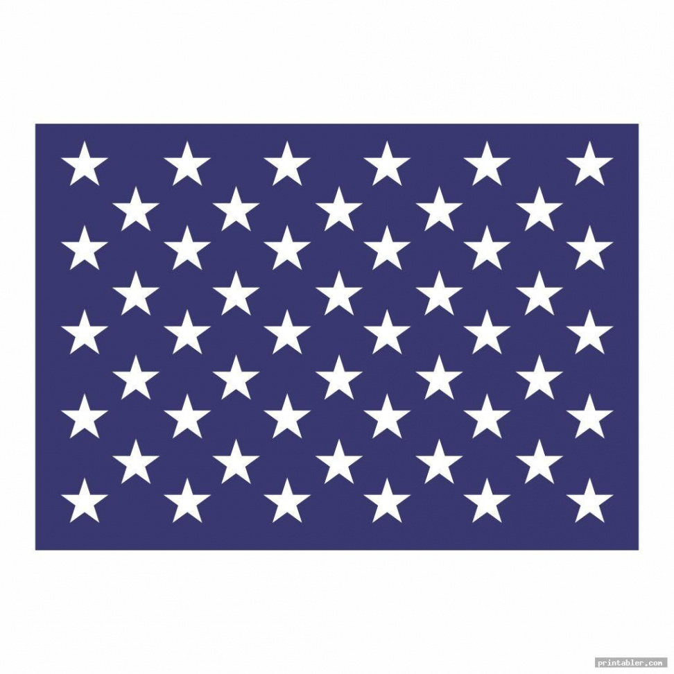 american flag stars stencil printable image free - gridgit