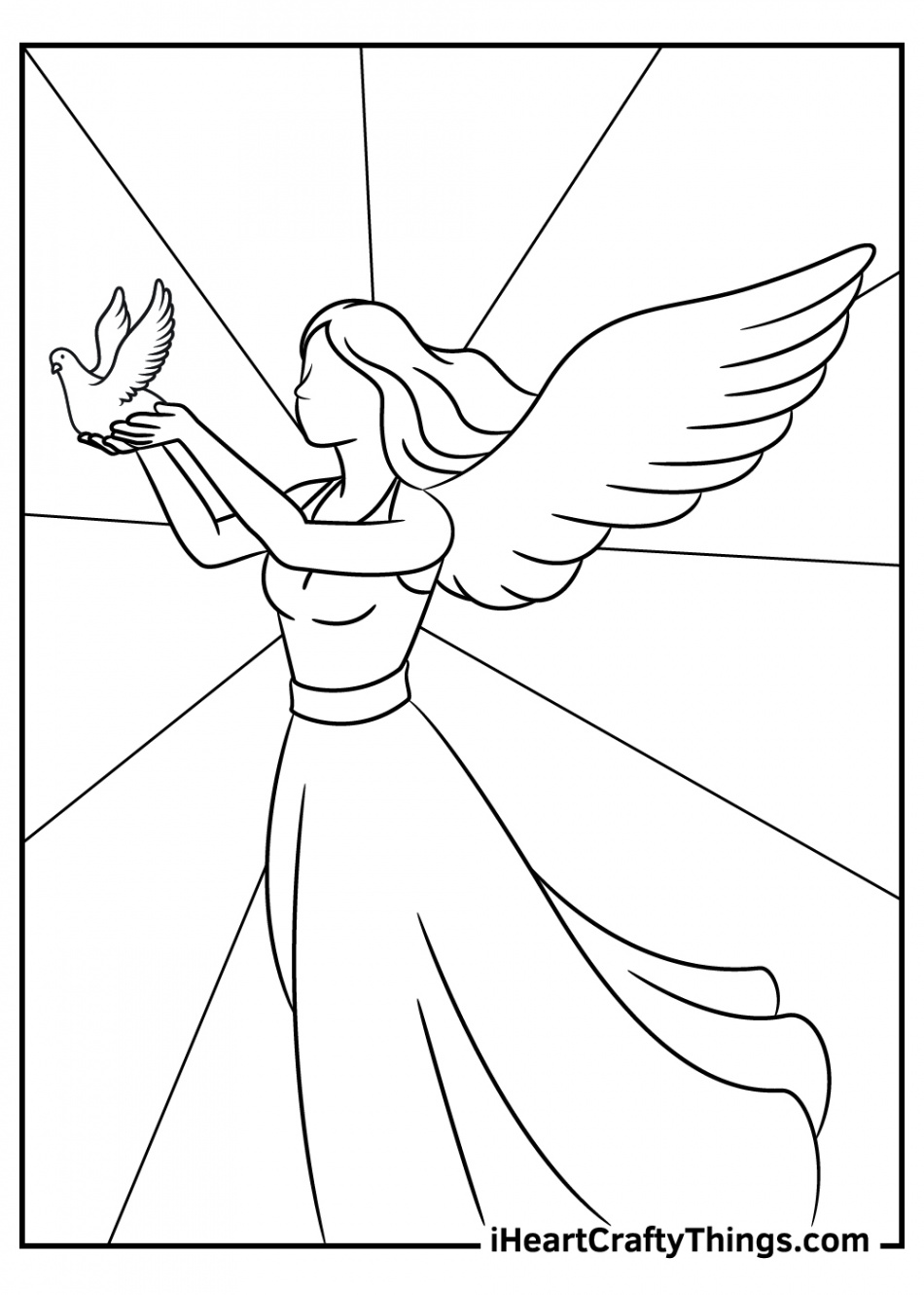 Angels Coloring Pages (Updated )