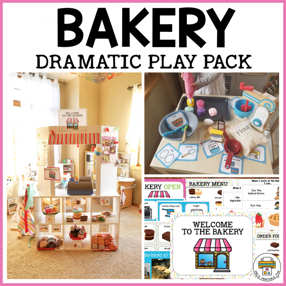 Bakery Dramatic Play Pack - Pre-K Printable Fun