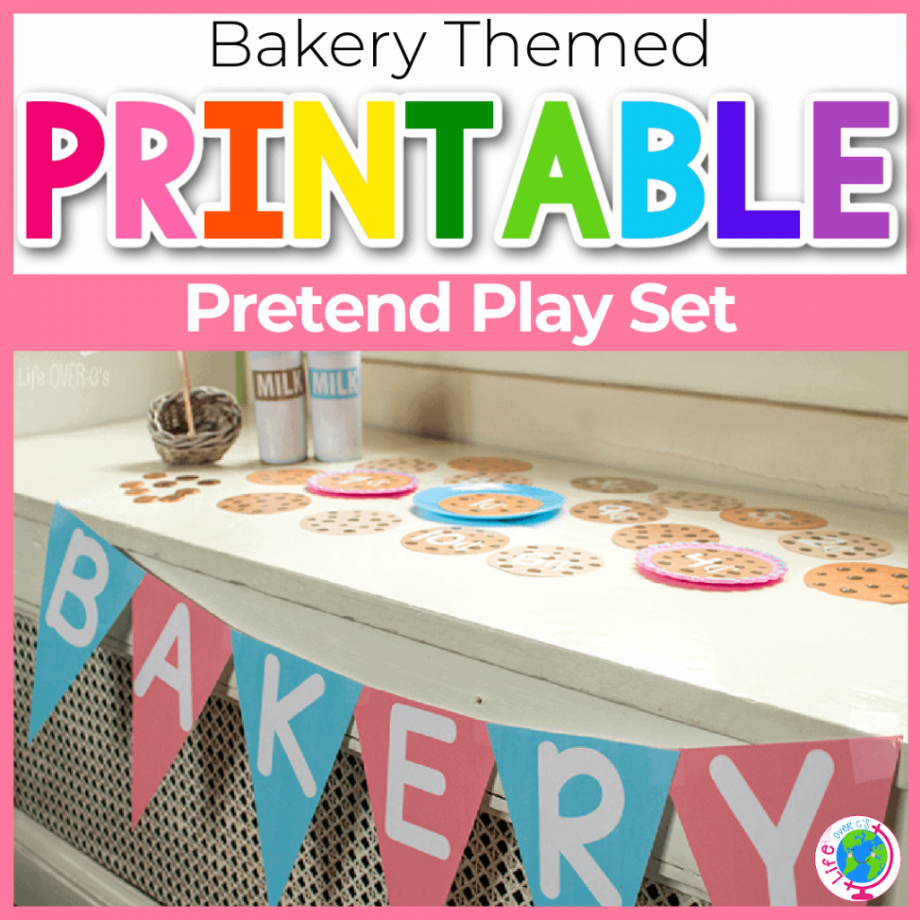 Bakery Pretend Play Free Printables for Counting