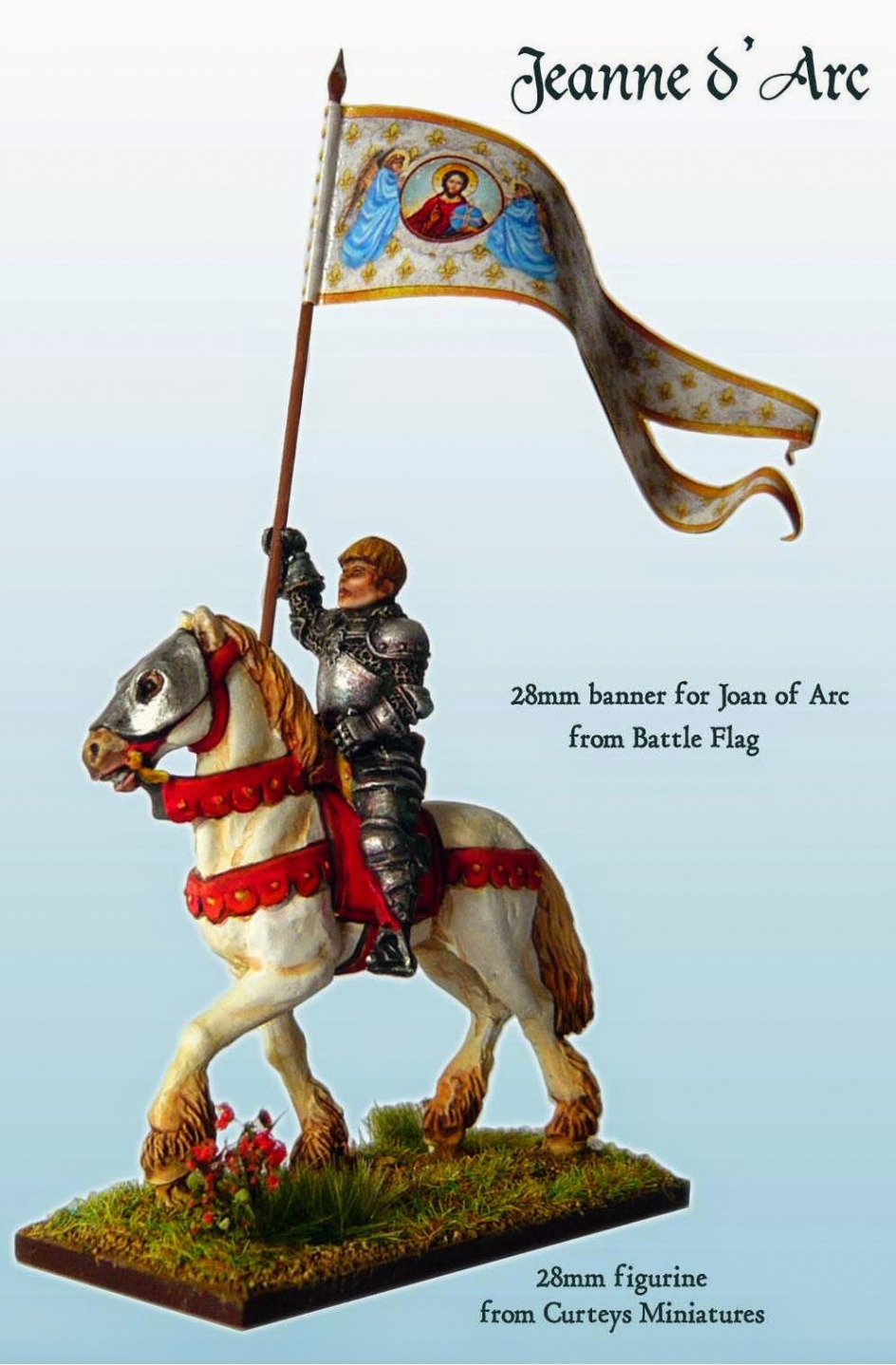 Battle Flag: New mm Joan of Arc Banner from Battle Flag