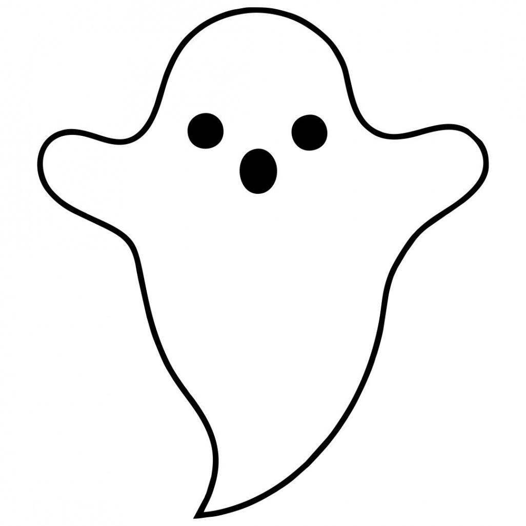 Best Halloween Printable Ghost Template PDF for Free at