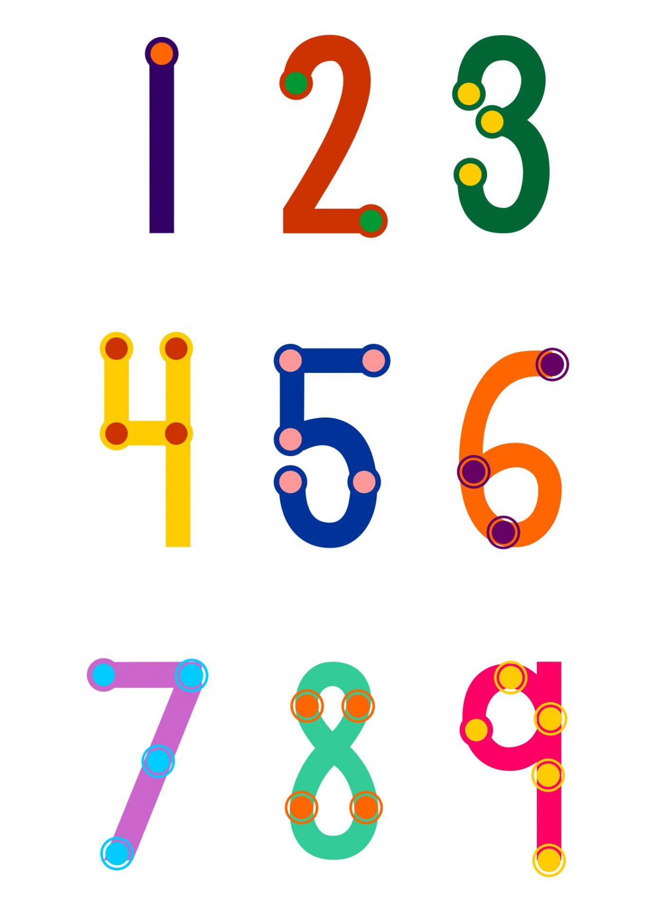 Best TouchMath Numbers   Printable PDF for Free at Printablee