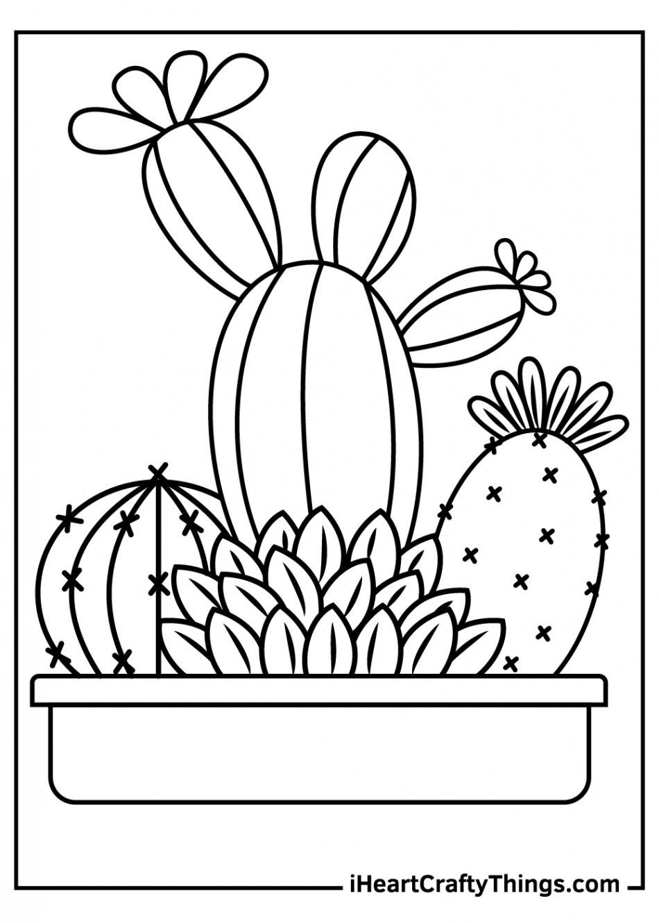 Cactus Coloring Pages (Updated )