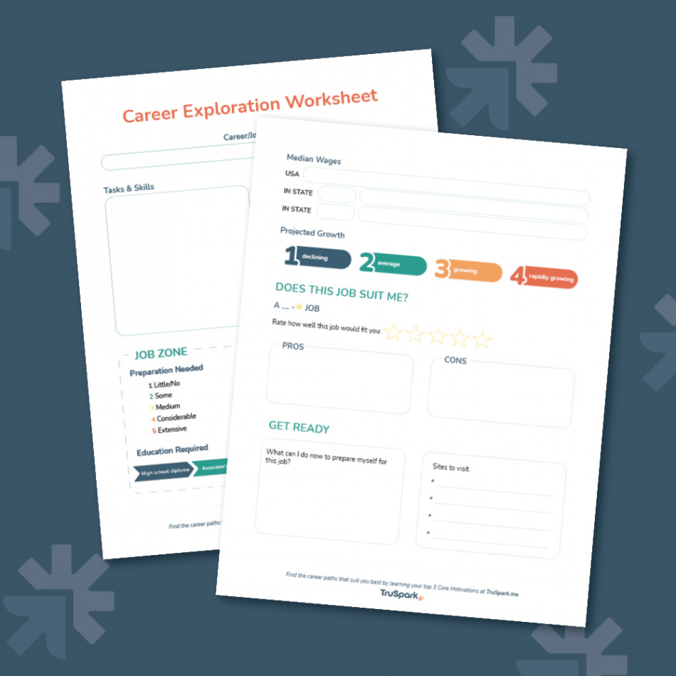 Career Exploration Worksheet • TruSpark