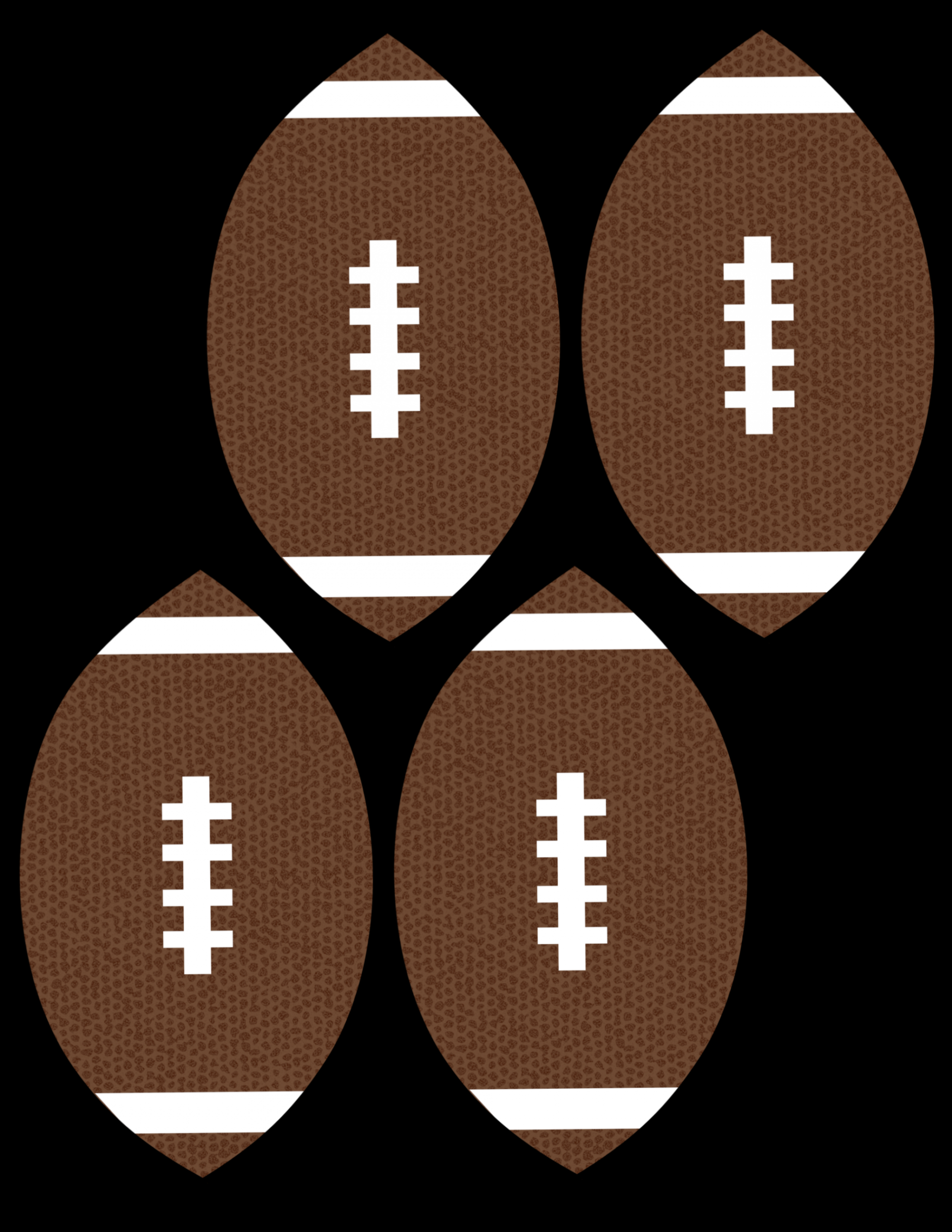 Cheap Super Bowl Decorations Football Banner - Paper Trail Design