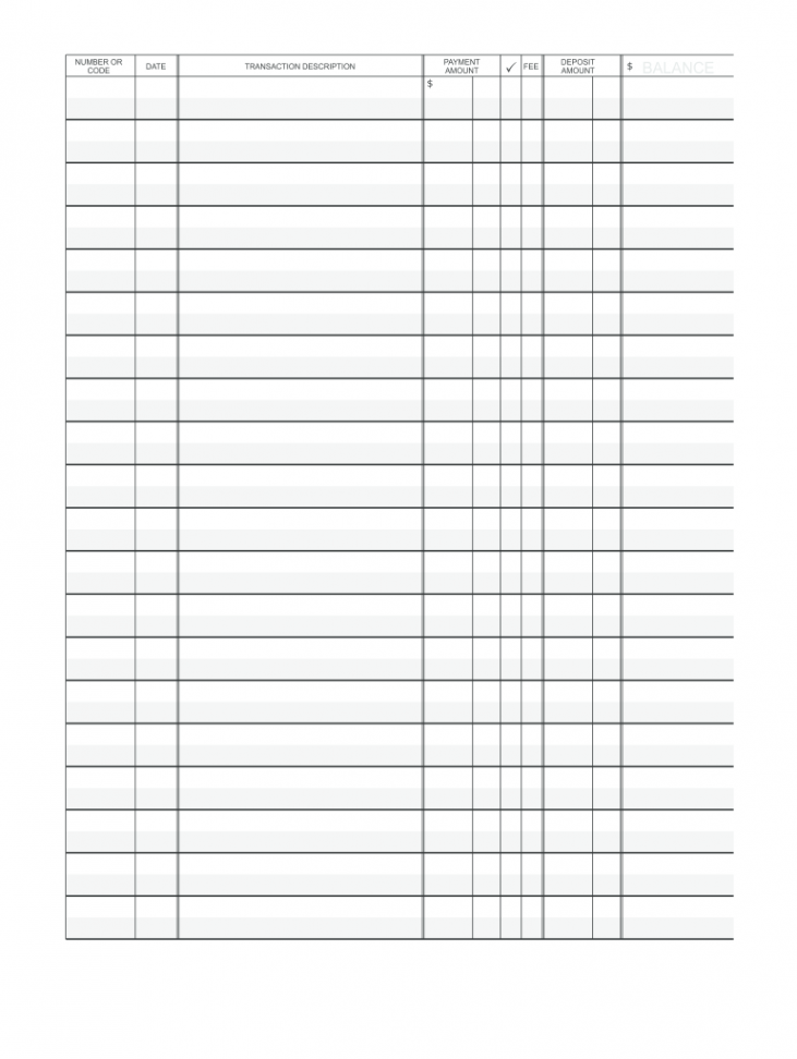 Check Register Printable - Fill Online, Printable, Fillable, Blank