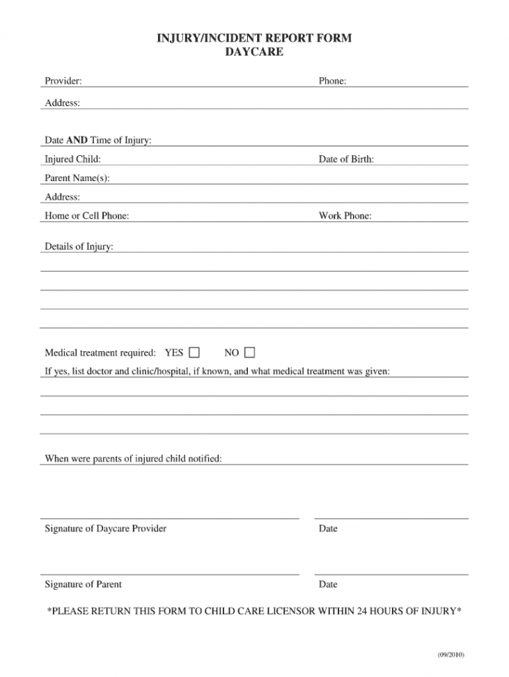 Child care incident report pdf: Fill out & sign online  DocHub