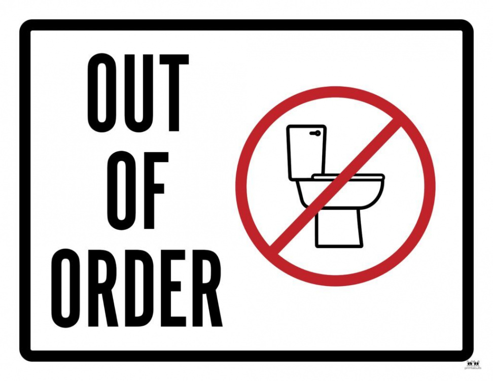 Choose from  unique printable Out Of Order signs for a wide