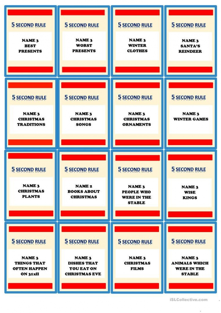 Christmas -  second rule - English ESL Worksheets for distance