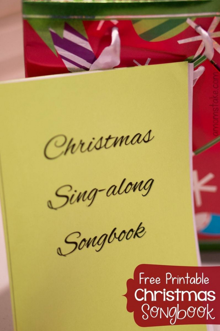 Christmas Songbook - Free PDF Printable! - A Mom