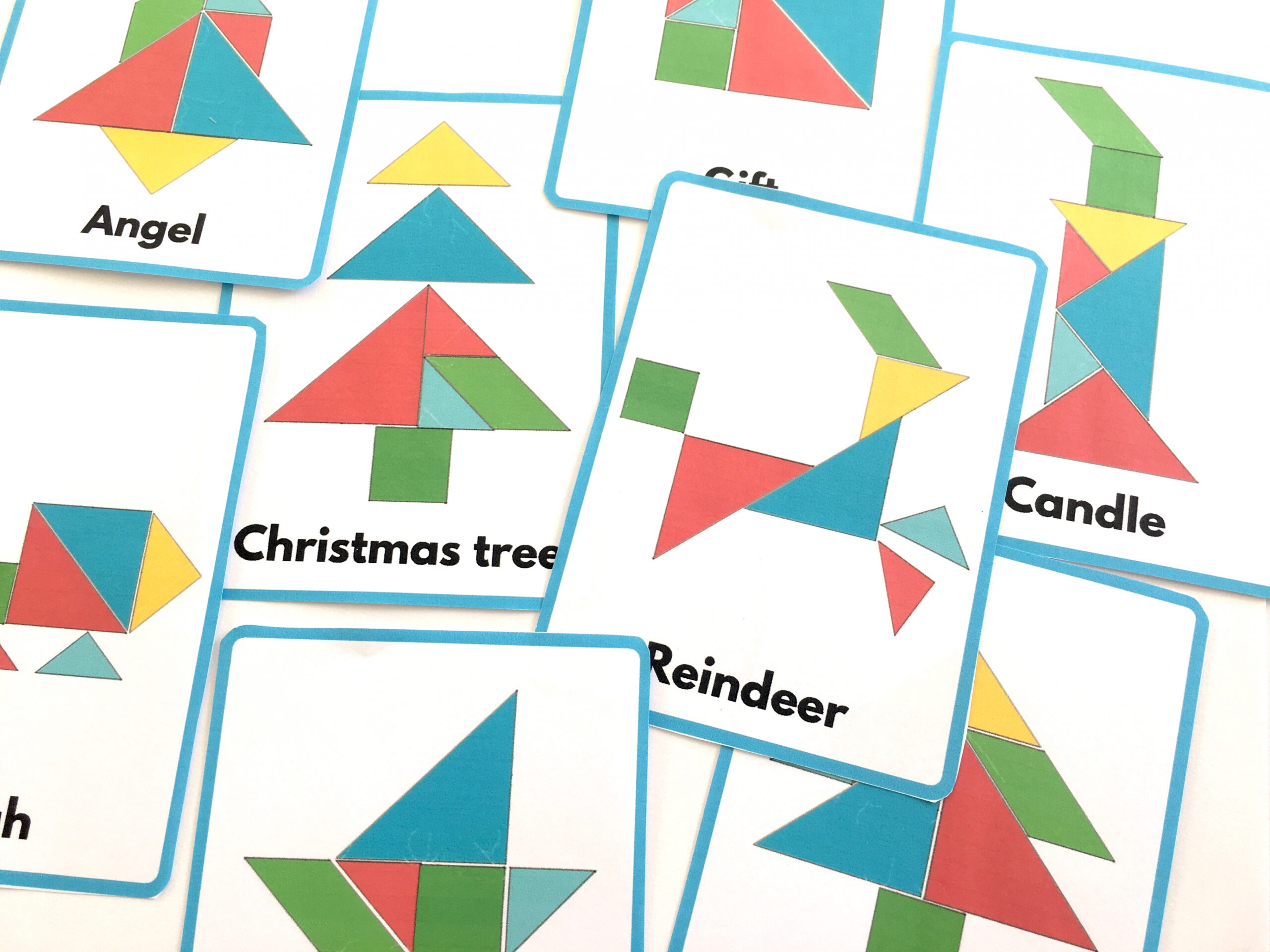 Christmas Tangram:  patterns to print - Kidslife