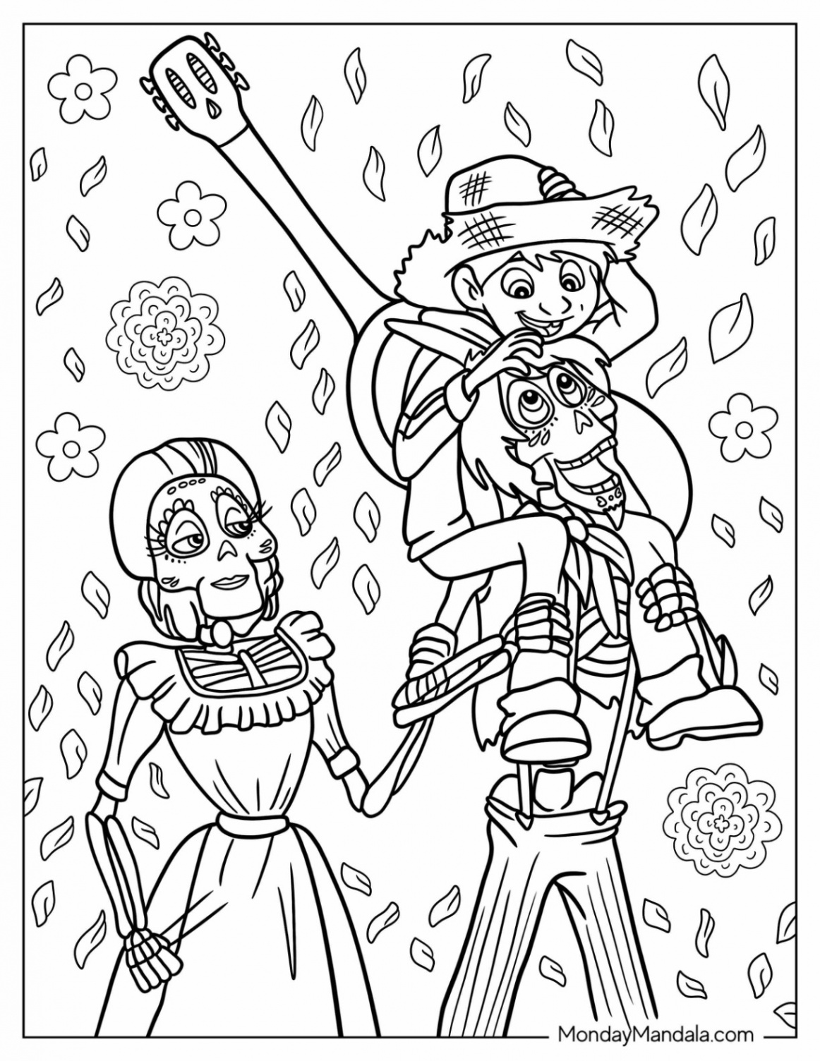 Coco Coloring Pages (Free PDF Printables)