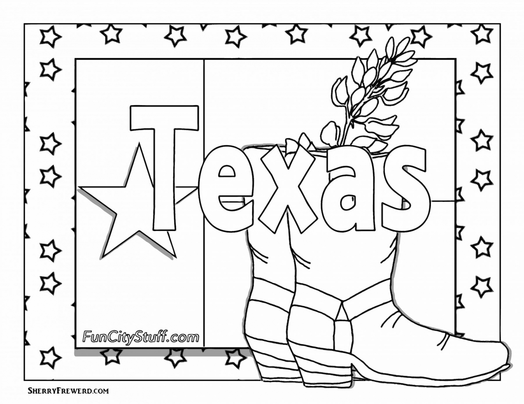 Color Your Cares Away - Texas Style! - FunCity Stuff DFW