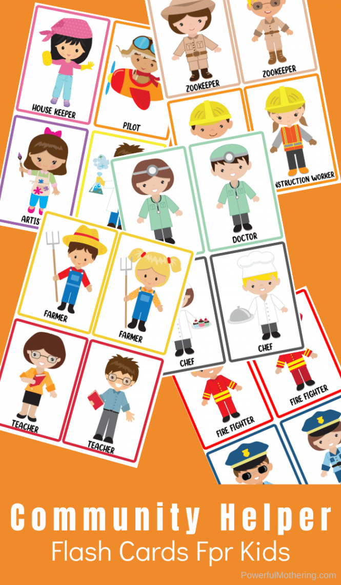 Community Helper Flash Cards  Free Homeschool Deals ©