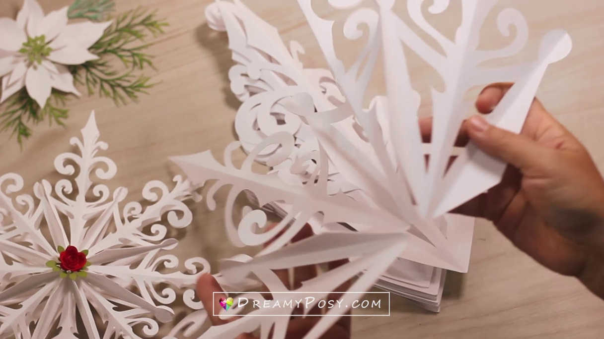 D snowflake tutorial and template