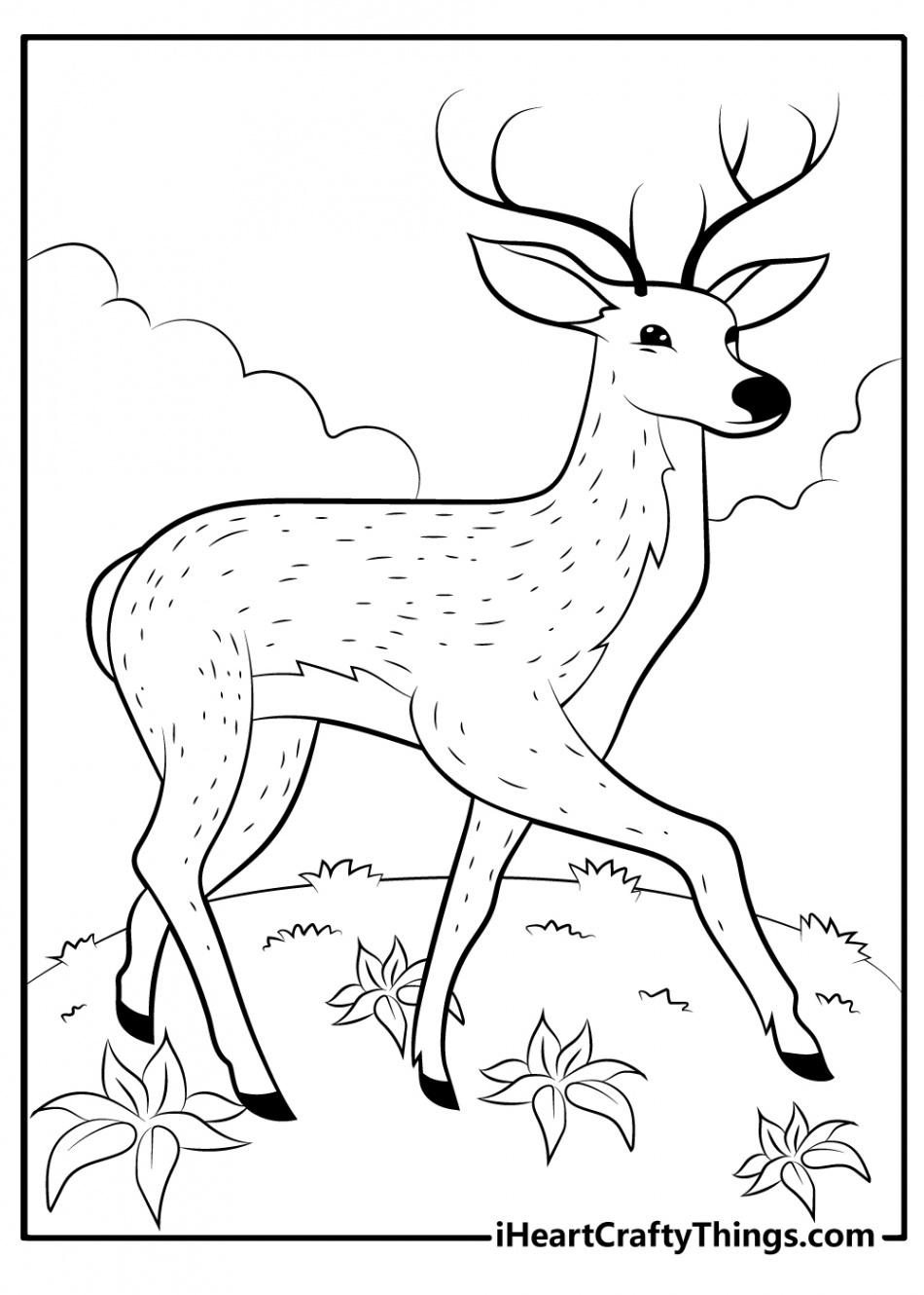 Deer Coloring Pages (% Free Printables)