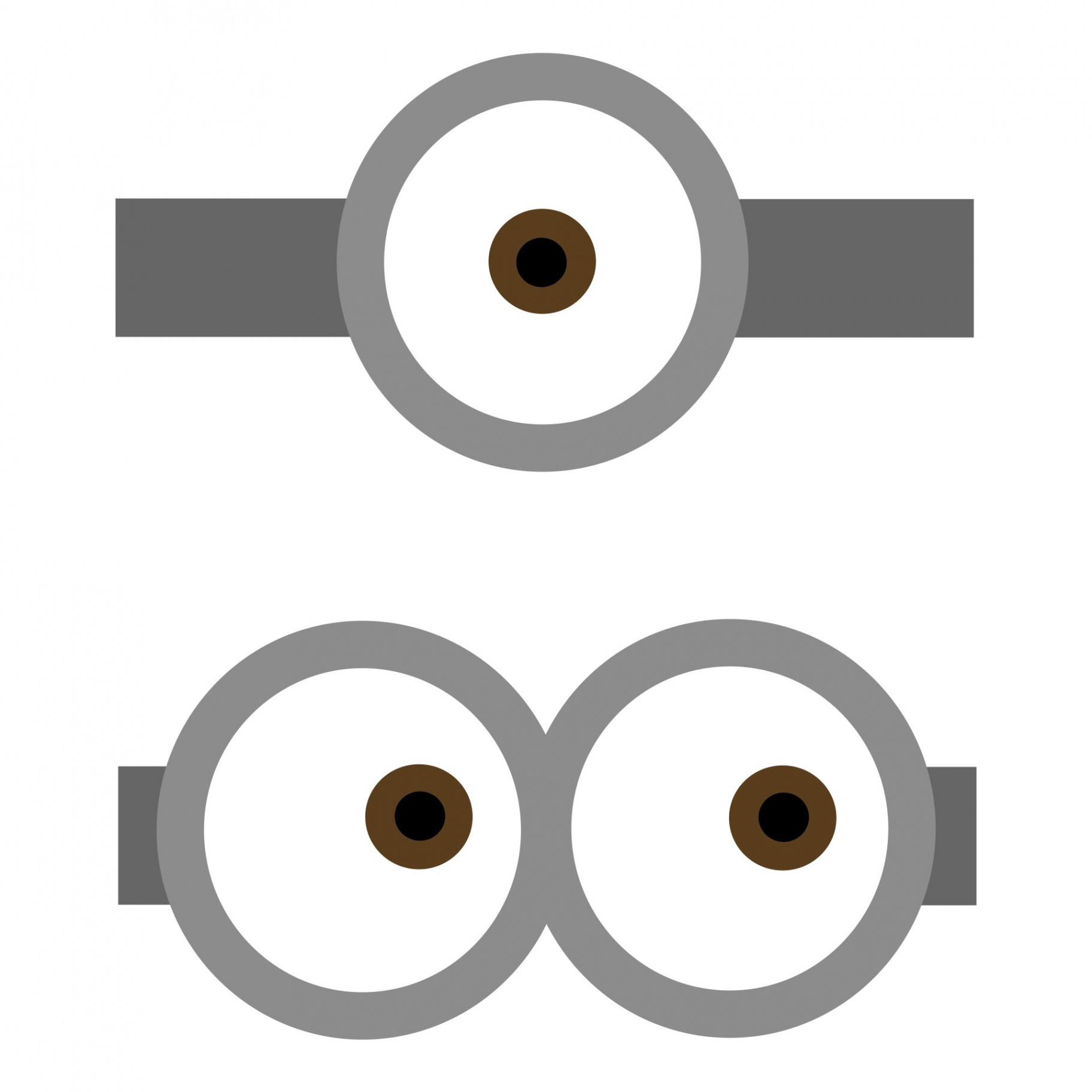 Despicable Me Minion Eyes Printable  Minions eyes, Purple minions