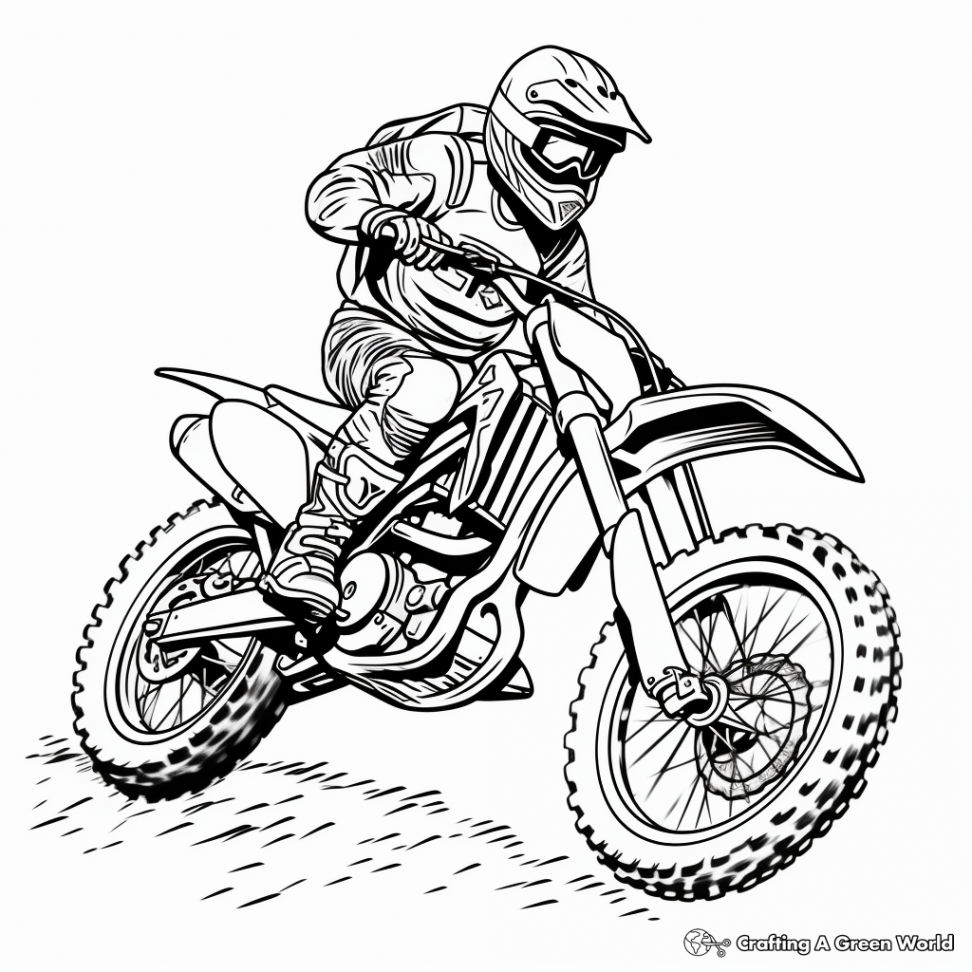 Dirt Bike Coloring Pages - Free & Printable!