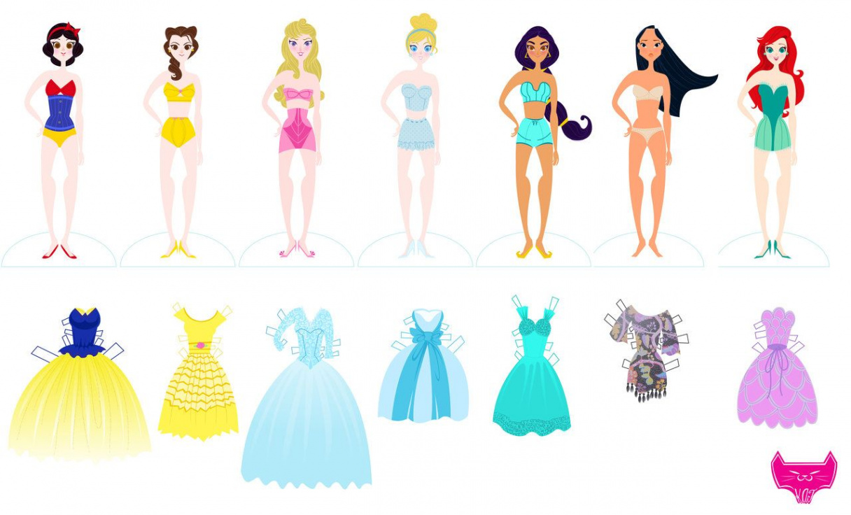 Disney Paper Dolls Part Two by spicysteweddemon on deviantART