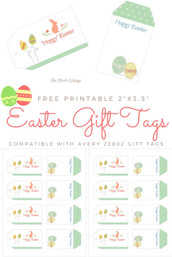 Download Your Free Printable Easter Gift Tags! - The Birch Cottage