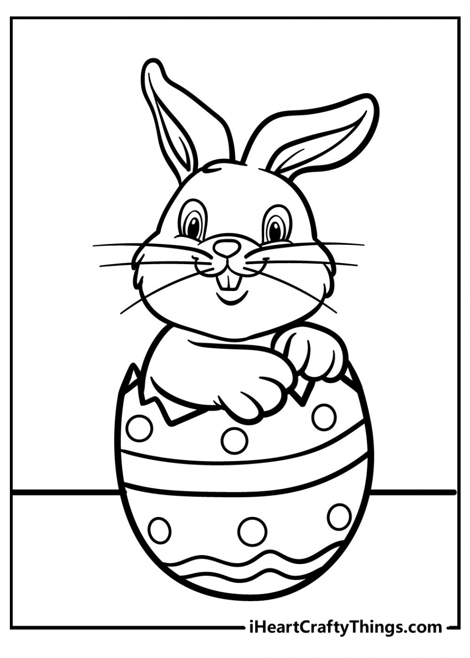 Easter Bunny Coloring Pages (% Free Printables)