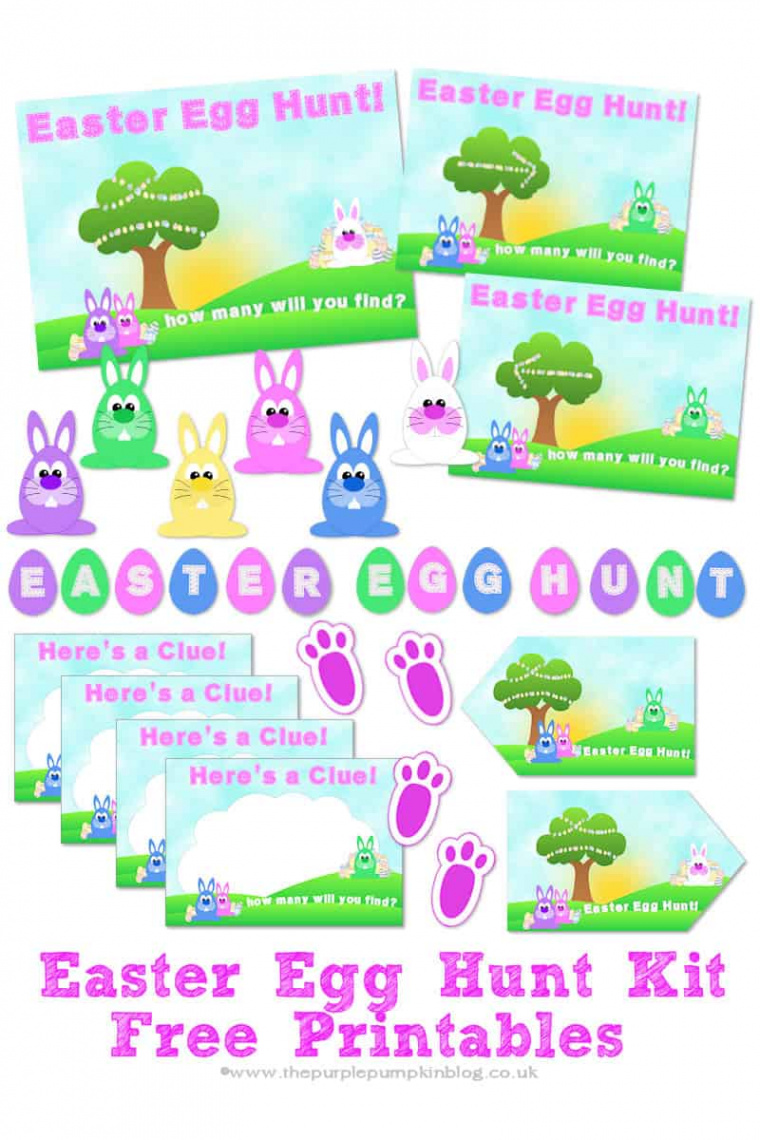 Easter Egg Hunt Kit - Free Printables