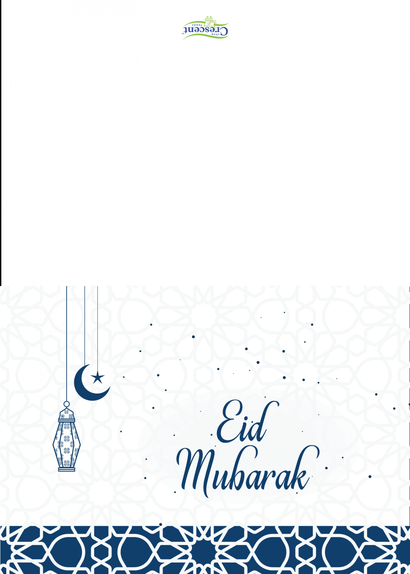 Eid Mubarak Card Printable – Crescent Foods