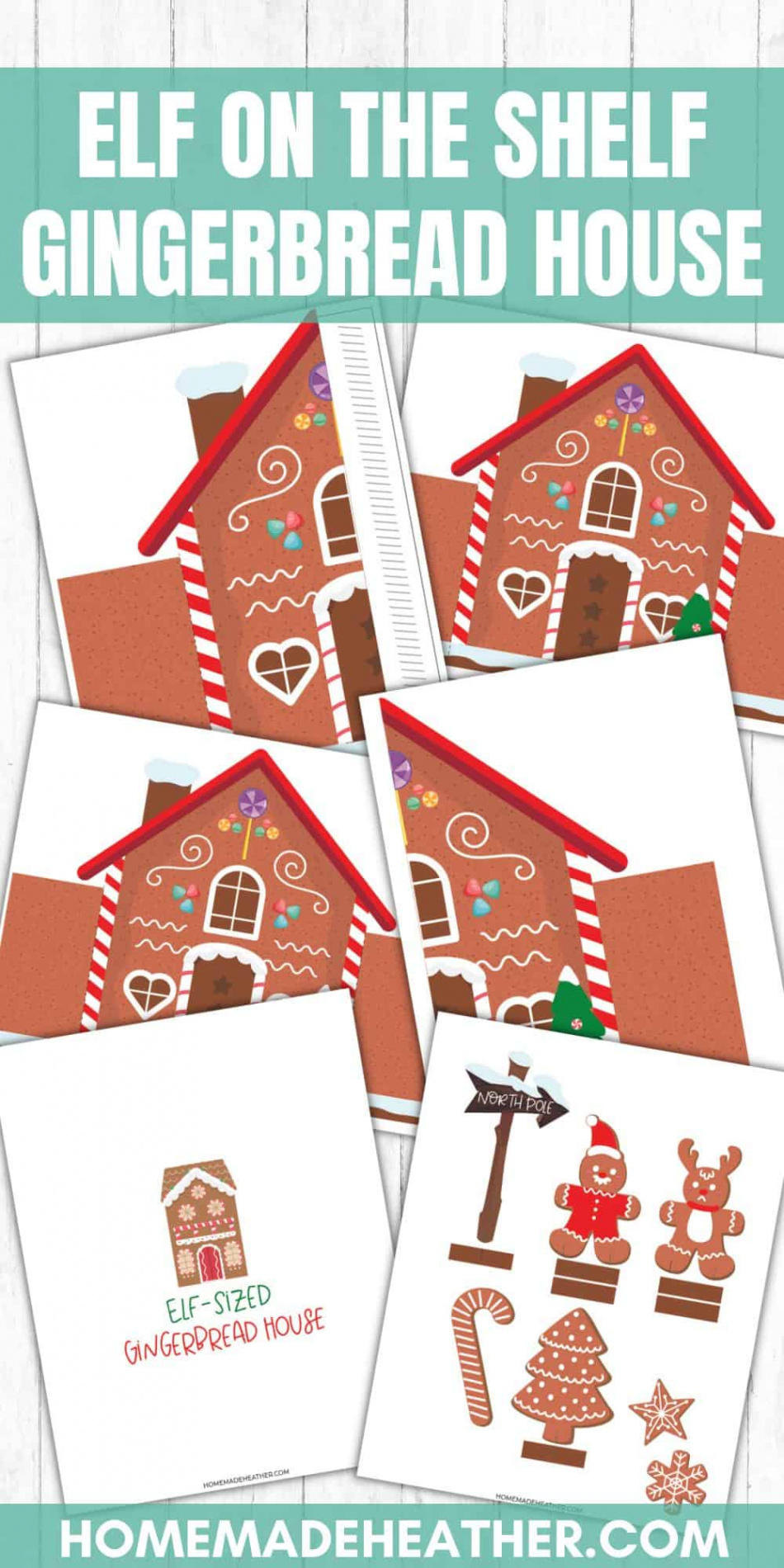 Elf on the Shelf Gingerbread Printables » Homemade Heather