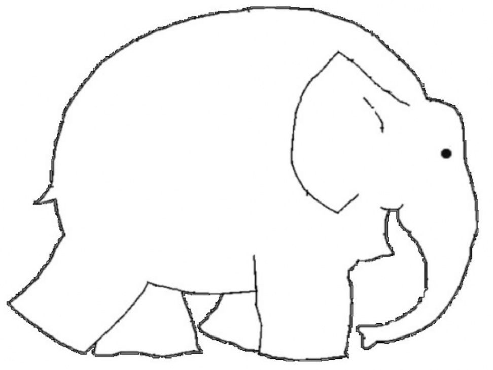 elmer the elephant coloring page - Google Search  Elephant