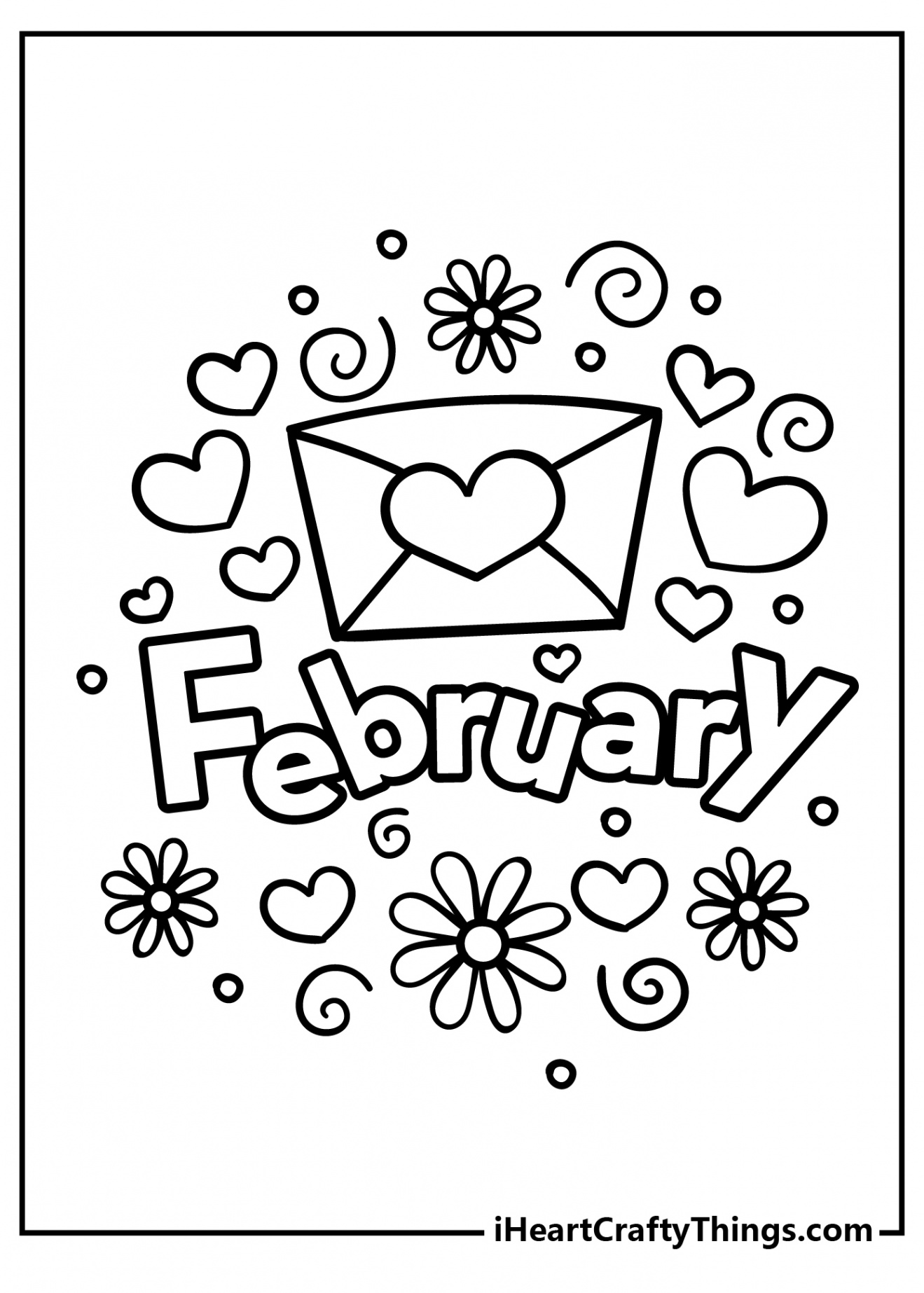 February Coloring Pages (% Free Printables)