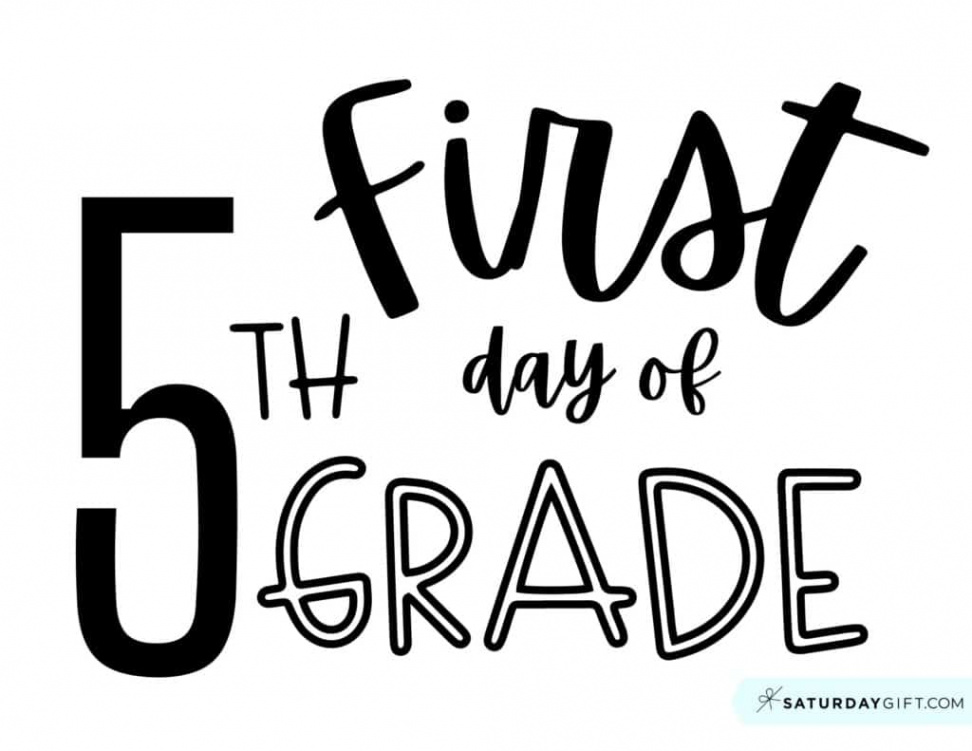 First Day of School Sign Printable - Cute & Free Printable Designs