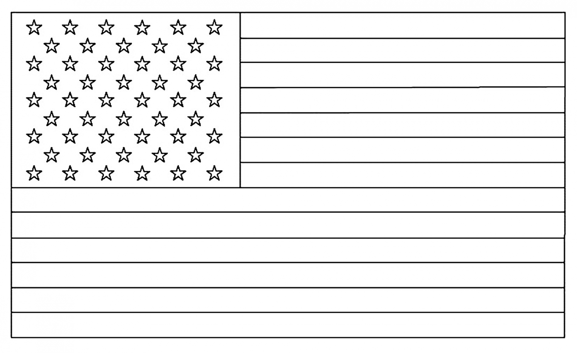 Flags to color for kids - Flags Kids Coloring Pages