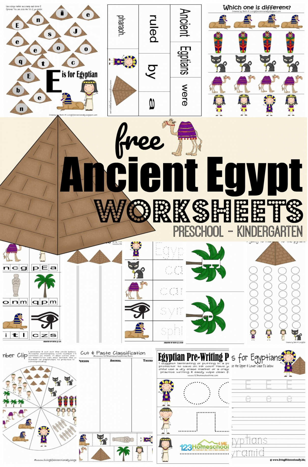 FREE Ancient Egypt Printable Worksheets pdf