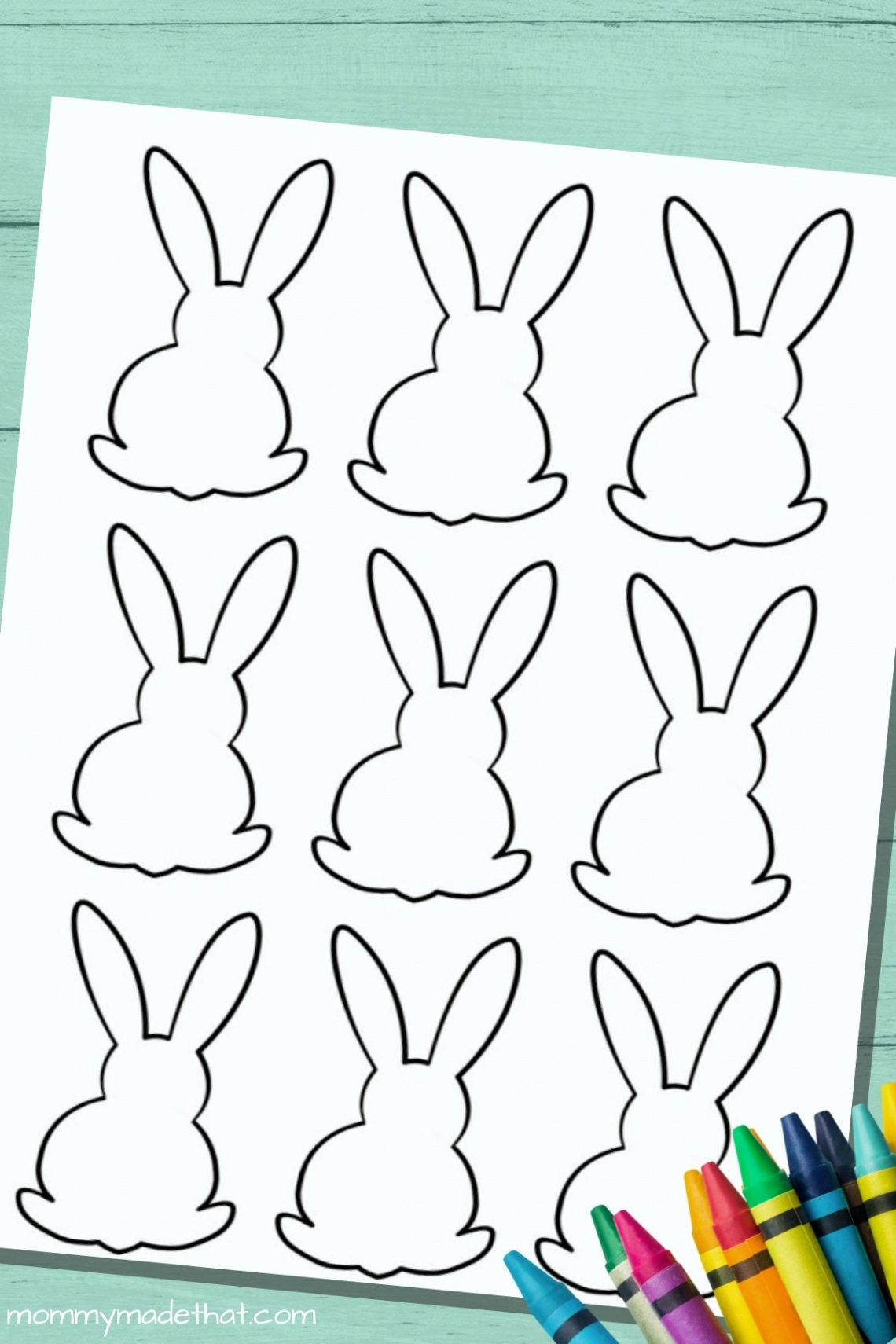 Free Bunny Rabbit Templates : Tons of Shapes & Sizes